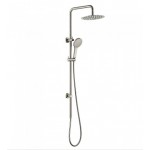 Kaya Brushed Nickel Twin Shower